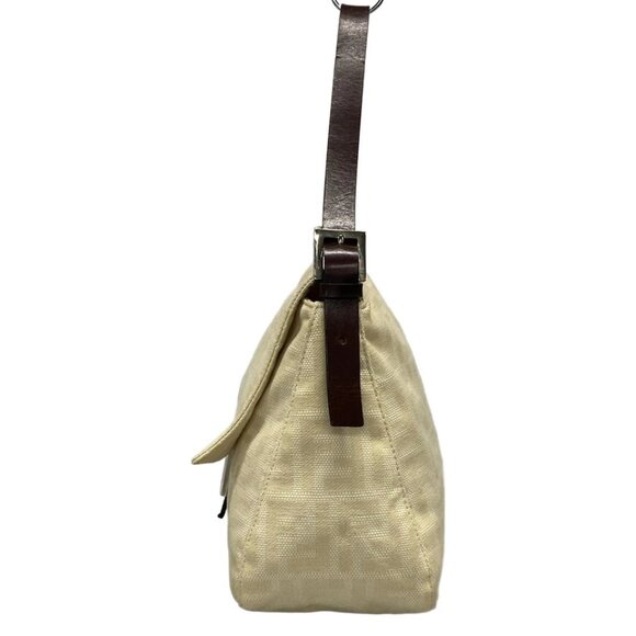 FENDI Mamma bucket / Zucchino pattern - Cream Dark Brown B 764-080825 - Picture 3 of 14